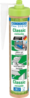 WEICON Flex 310 M Classic Montagekleber 280 ml, MS-Polymer, elastisch, silikonfrei, schwarz