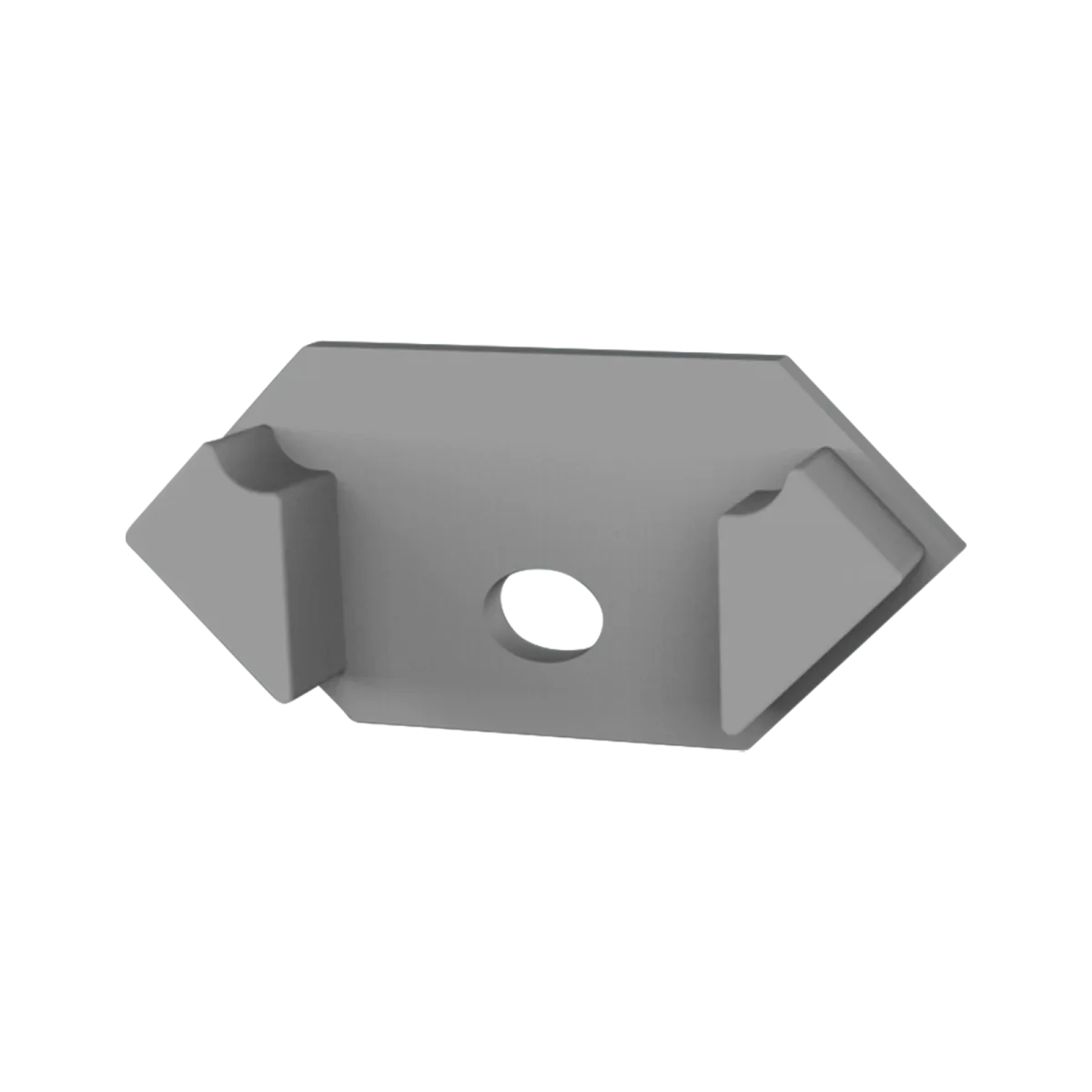 Endkappe für LED Alu Fliesenprofil Exo-F2_15 + Cover PC45 _16 Endkappe für LED Alu Fliesenprofil Exo-F2_15 + Cover PC45 _16