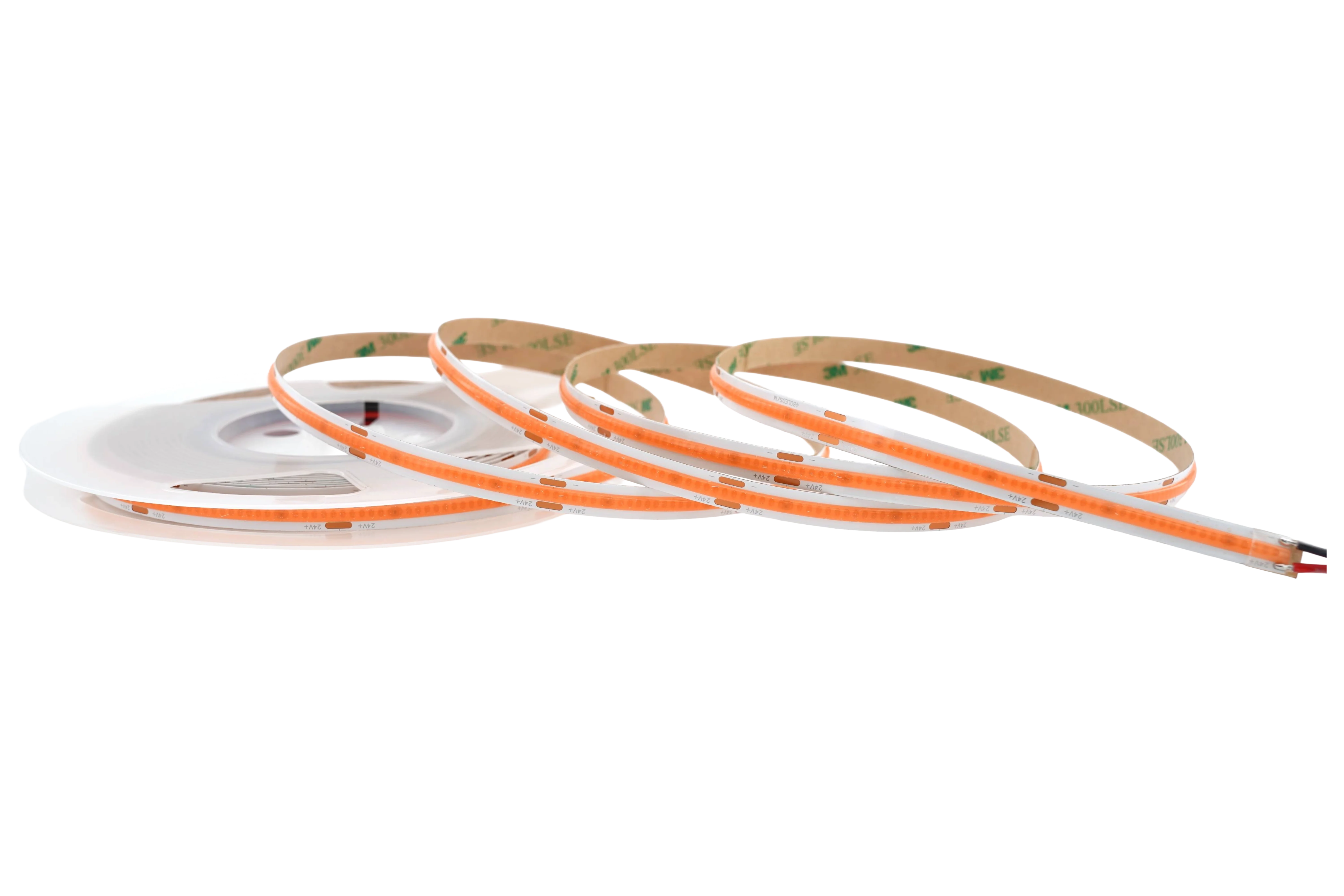 COB LED Streifen 8 mm – 480 LEDs/m, 24V, 10W/m, 293 lm/m, 5m – Violett, IP33, punktfrei COB LED Streifen 8 mm – 480 LEDs/m, 24V, 10W/m, 293 lm/m, 5m – Violett, IP33, punktfrei