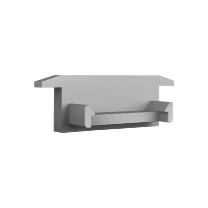 Endkappe für LED Alu Einbauprofil Exo-A1F_13 + Cover PC41 _13