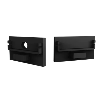 Endkappe für LED Alu Aufbauprofil Exo-N3_24 + Cover PC51 _24