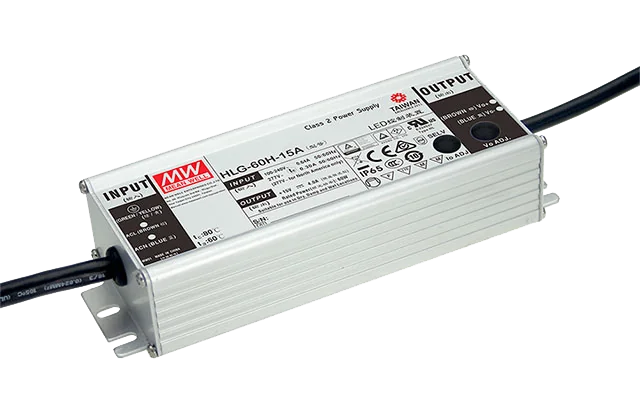 Mean Well HLG-60H-24A LED-Netzteil – 60W 24V DC IP65 Konstantspannung/Konstantstrom, TÜV Mean Well HLG-60H-24A LED-Netzteil – 60W 24V DC IP65 Konstantspannung/Konstantstrom, TÜV
