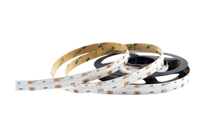 COB RGBW LED Streifen 12 mm – 896 LEDs/m, 24V, 20 W/m, 1160 lm/m, 5m – RGB+Warmweiß 2700K CRI>90, IP33, punktfrei