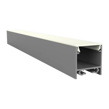 LED Aluprofil EXO-N2_16 Aufbauprofil Silber – 2 m, hoch, für LED Streifen bis 16 mm