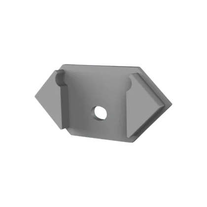 Endkappe für LED Alu Trockenbauprofil Exo-T5_16 + Cover PC45 _16