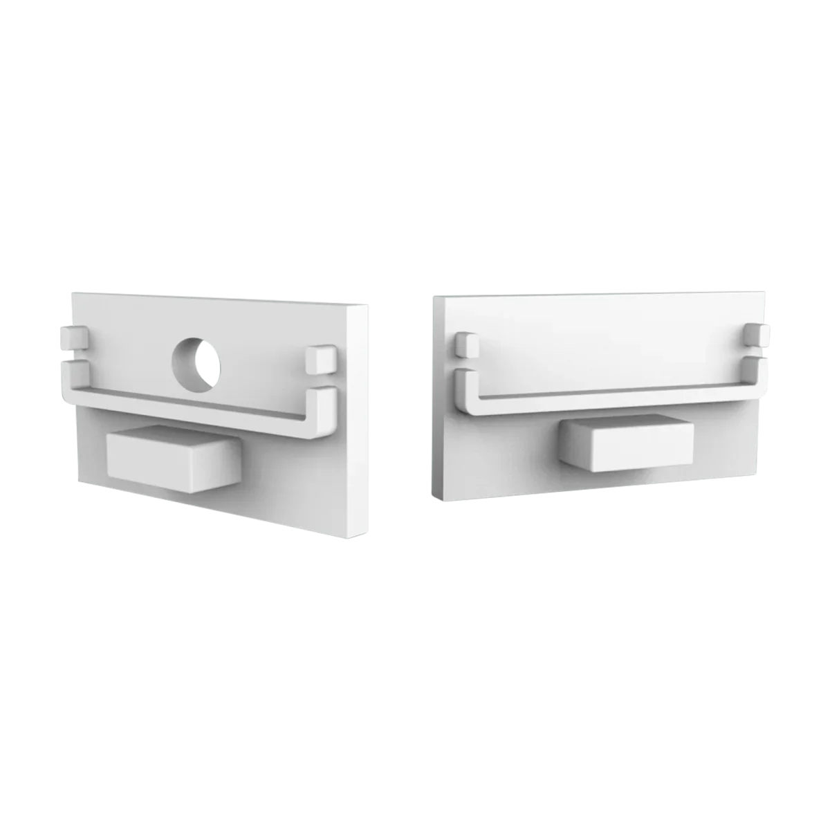 Endkappe für LED Alu Aufbauprofil Exo-N3_24 + Cover PC51 _24 Endkappe für LED Alu Aufbauprofil Exo-N3_24 + Cover PC51 _24