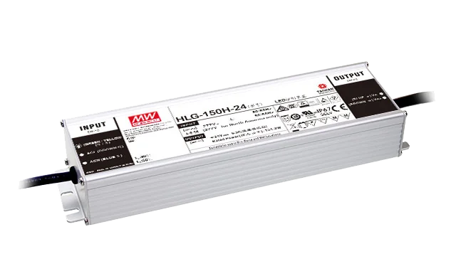 Mean Well HLG-150H-24A LED-Netzteil – 150W 24V DC IP65 Konstantspannung / Konstantstrom, TÜV Mean Well HLG-150H-24A LED-Netzteil – 150W 24V DC IP65 Konstantspannung / Konstantstrom, TÜV