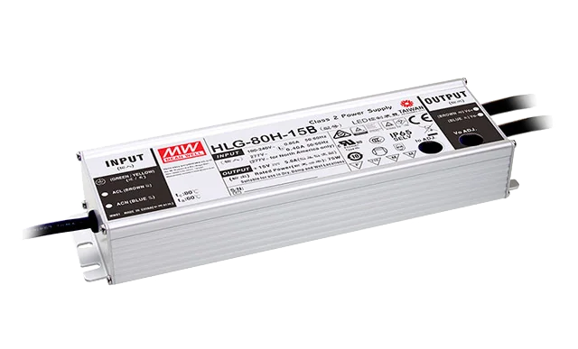 Mean Well HLG-80H-24B – 24V 80W LED-Treiber in IP67, dimmbar, Konstantspannung/Konstantstrom Mean Well HLG-80H-24B – 24V 80W LED-Treiber in IP67, dimmbar, Konstantspannung/Konstantstrom