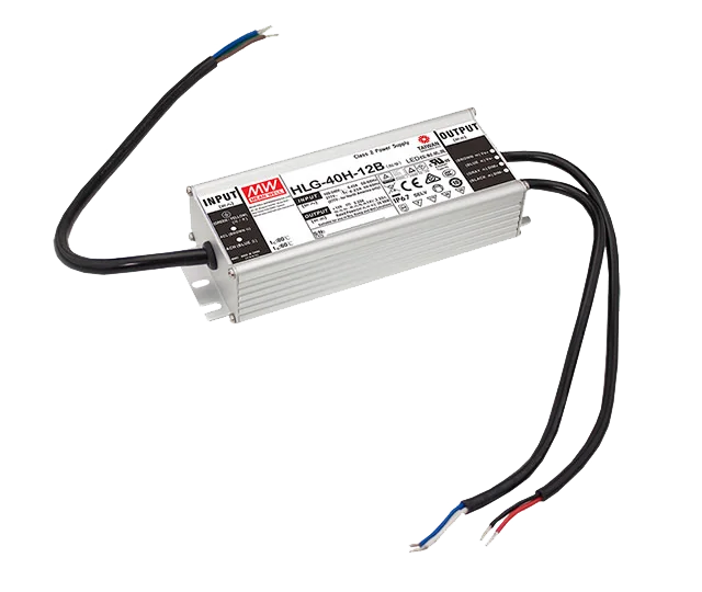 Mean Well HLG-40H-24B – 24V 40W LED-Treiber in IP67, dimmbar, Konstantspannung/Konstantstrom Mean Well HLG-40H-24B – 24V 40W LED-Treiber in IP67, dimmbar, Konstantspannung/Konstantstrom