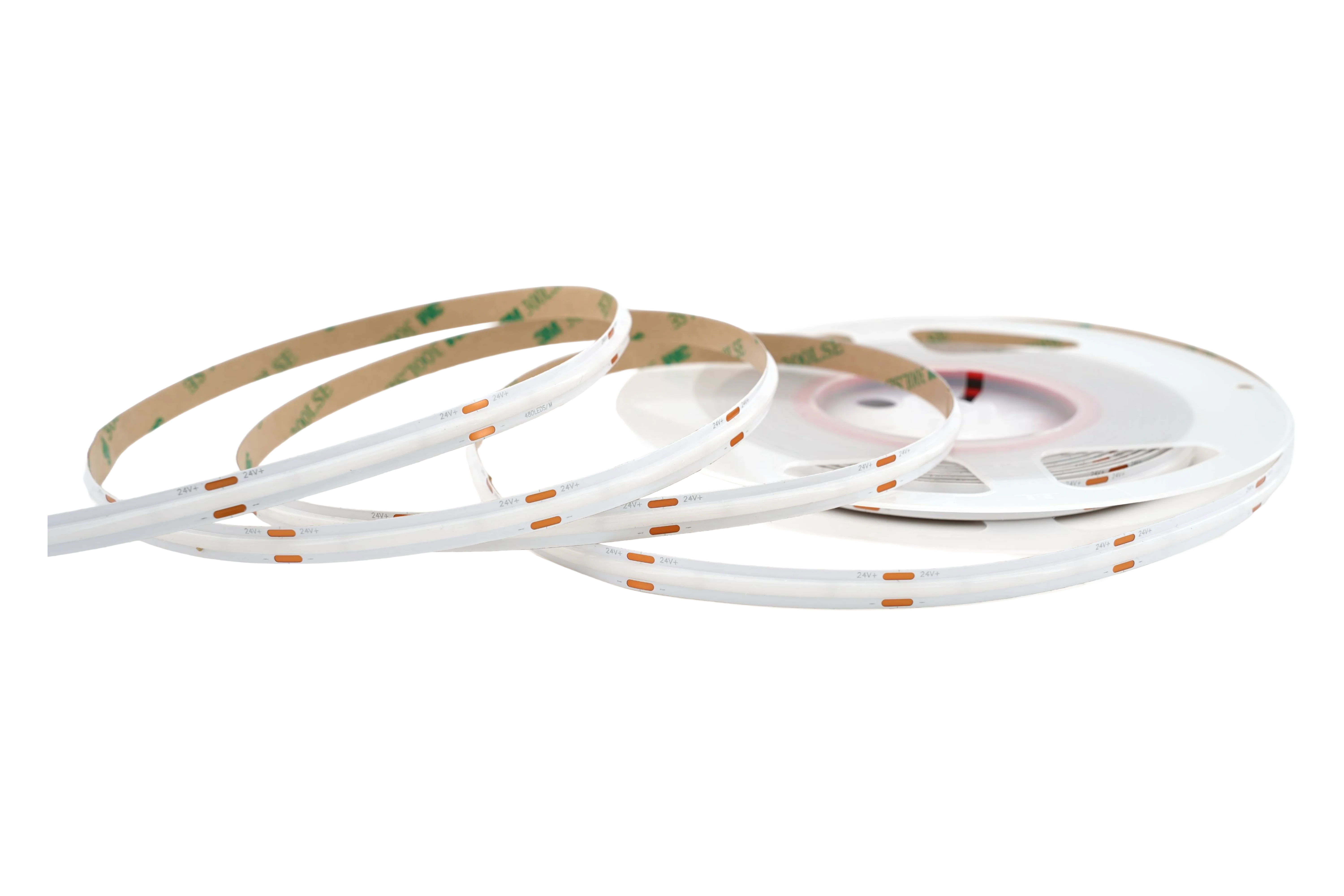 COB LED Streifen 8 mm – 480 LEDs/m, 24V, 10W/m, 1139 lm/m, 5m – Grün, IP33, punktfrei COB LED Streifen 8 mm – 480 LEDs/m, 24V, 10W/m, 1139 lm/m, 5m – Grün, IP33, punktfrei