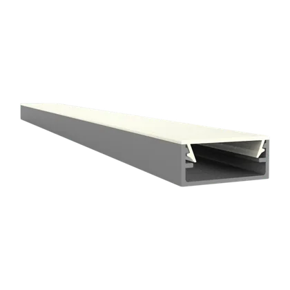 Ultraflaches LED Alu Aufbauprofil 2m EXO-N1_16 (16 mm) –| Schmales Aluminiumprofil für LED-Strips