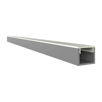 LED Aluprofil EXO-A0_8 Aufbauprofil Silber – 2 m, ultraslim, für LED Streifen bis 8 mm