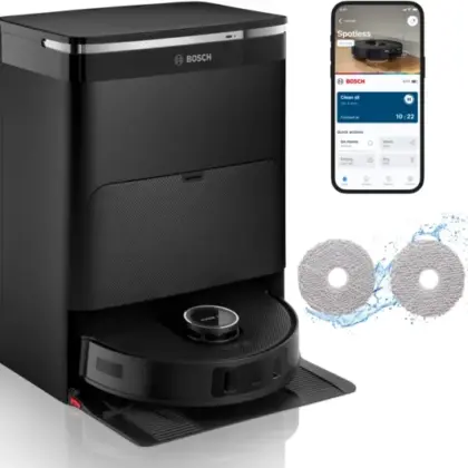 BOSCH Saugroboter mit Wischfunktion Spotless Max BCRDW3B BOSCH Saugroboter mit Wischfunktion Spotless Max BCRDW3B