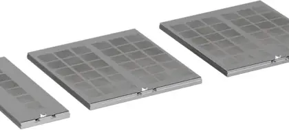 BOSCH Long Life Geruchsfilter mit Aktivkohle, Ersatzfilter für Umluftbetrieb DWZ1BK1P1