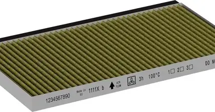 BOSCH Long-life Clean Air Geruchsfilter DWZ1FB1B6
