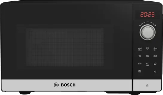 BOSCH Serie 2 Freistehende Mikrowelle 44 x 26 cm Edelstahl FFL023MS2