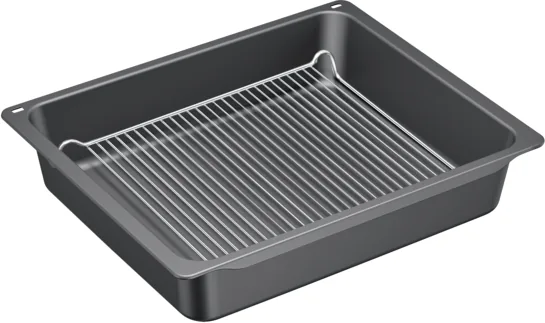 BOSCH Profipfanne mit Rost, 81 × 455 × 375 mm BOSCH Profipfanne mit Rost, 81 × 455 × 375 mm