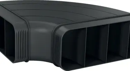 BOSCH Flachkanal 90 ° horizontal HEZ9VDSB1