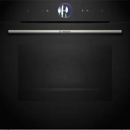 BOSCH Serie 8 Einbau-Dampfbackofen 8 Einbau-Dampfbackofen 60 x, Schwarz – 60 × 60 cm
