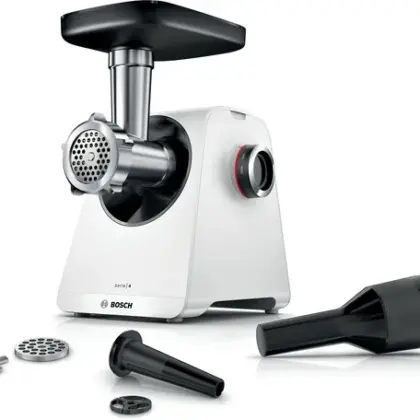 BOSCH Serie 4 Fleischwolf MultiPower 1900 W, Weiß BOSCH Serie 4 Fleischwolf MultiPower 1900 W, Weiß