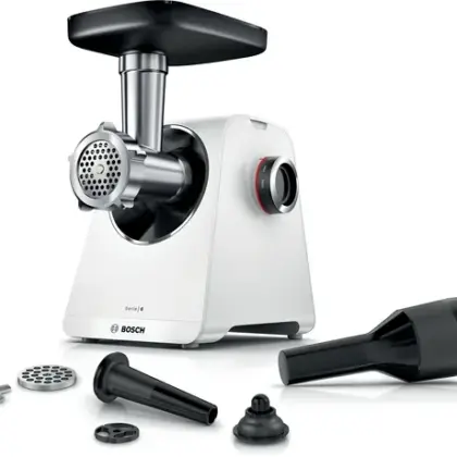 BOSCH Serie 6 Fleischwolf MultiPower 2100 W, Weiß BOSCH Serie 6 Fleischwolf MultiPower 2100 W, Weiß