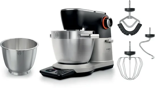 BOSCH Serie 8 Küchenmaschine mit Waage 1800 W Silber, Schwarz MUMS8ZS18