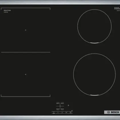 BOSCH Serie 4 Induktionskochfeld 60 cm herdgesteuert, Mit Rahmen aufliegend NVS645CB6E