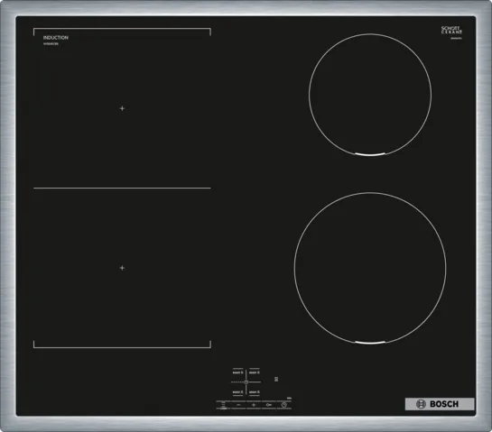 BOSCH Serie 4 Induktionskochfeld 60 cm herdgesteuert, Mit Rahmen aufliegend NVS645CB6E