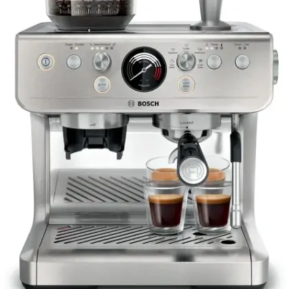 BOSCH Serie 4 Siebträgermaschine HomeCafé Edelstahl PFE401C3 BOSCH Serie 4 Siebträgermaschine HomeCafé Edelstahl PFE401C3