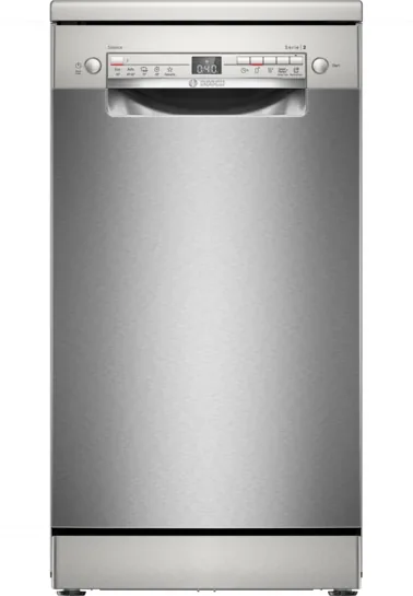 BOSCH Serie 2 Freistehender Geschirrspüler 45 cm Gebürsteter Stahl mit Anti-Fingerprint SPS2HMI42E BOSCH Serie 2 Freistehender Geschirrspüler 45 cm Gebürsteter Stahl mit Anti-Fingerprint SPS2HMI42E