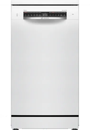 BOSCH Serie 4 Freistehender Geschirrspüler 4 Freistehender Geschirrspüler 45, Weiß – 45 cm