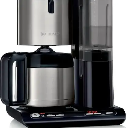 BOSCH Filterkaffeemaschine Styline Schwarz TKA8A683