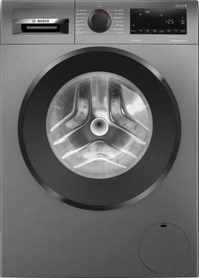 BOSCH Serie 6 Waschmaschine, Frontlader 9 kg max. 1400 U/min., Grau WGG244ZR10
