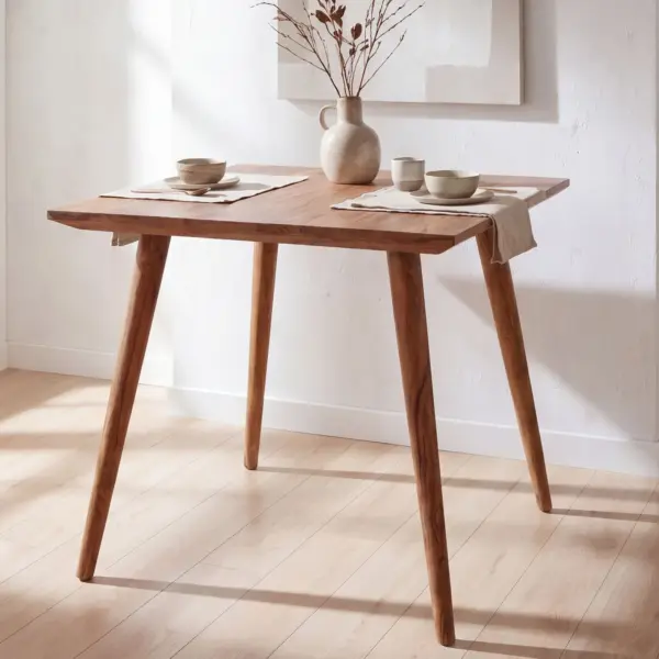 FineBuy Esszimmertisch Sheesham rustikal Massiv aus Holz, Braun FineBuy Esszimmertisch Sheesham rustikal Massiv aus Holz, Braun