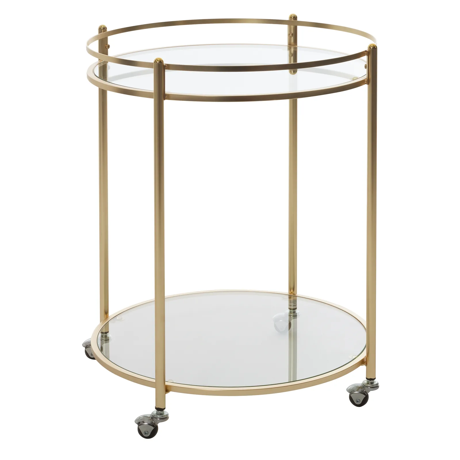 FineBuy Design Servierwagen, Gold