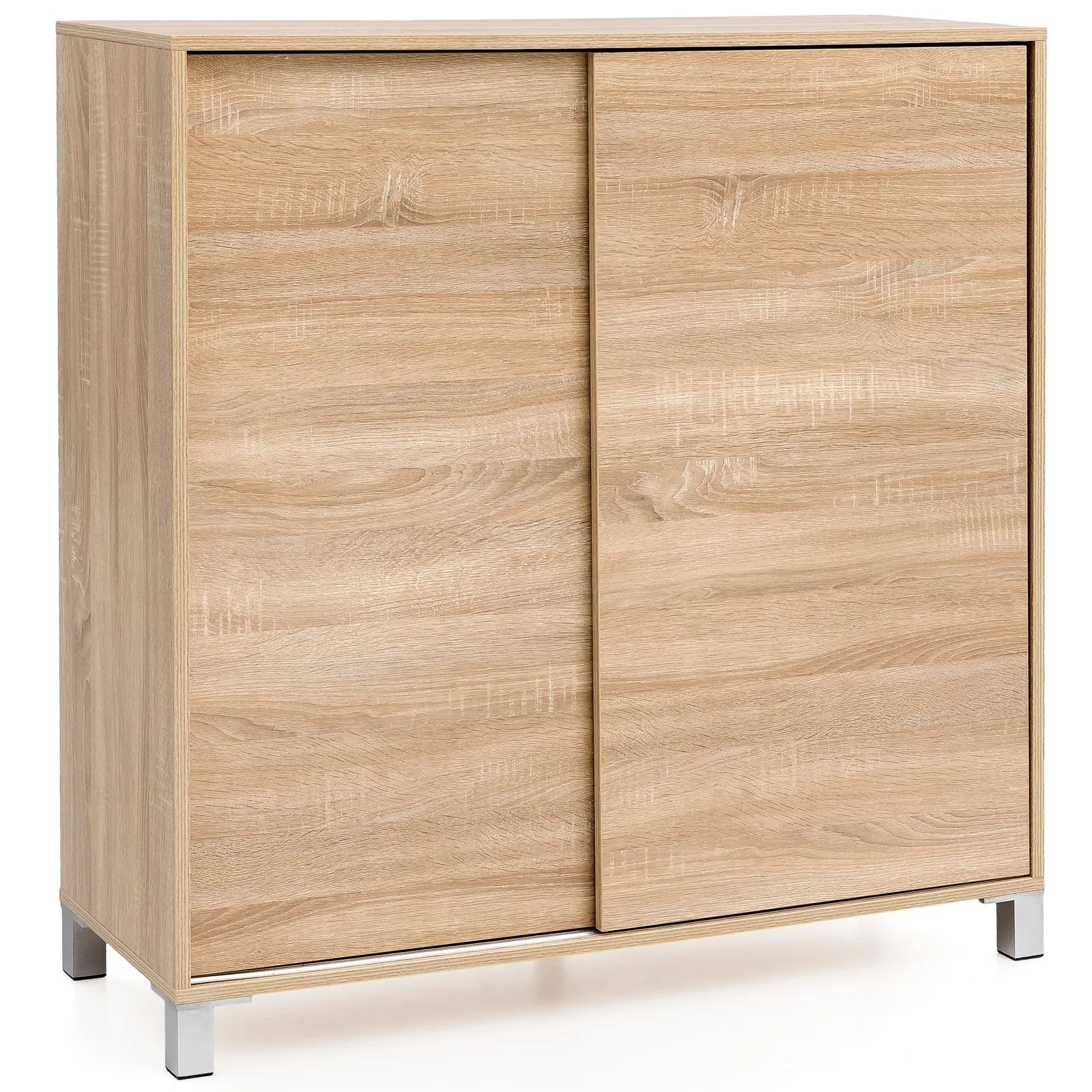FineBuy Schuhschrank SV51780 aus Holz, Weiß – 100 × 108 × 37,5 cm