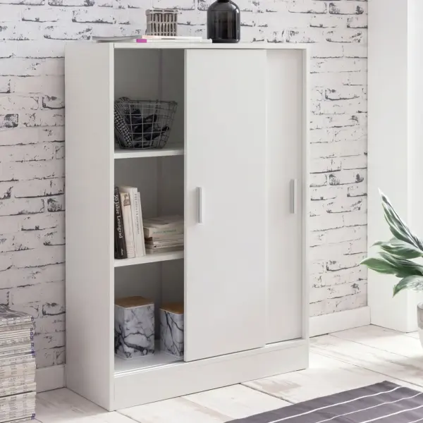 FineBuy Kommode, Weiß – 60 cm