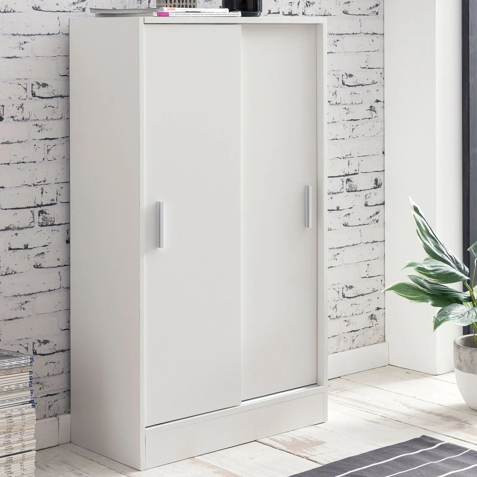 FineBuy Kommode, Weiß – 60 cm