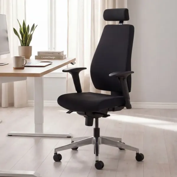 FineBuy Bürostuhl FB41700 Schreibtischstuhl Stoff, Schwarz FineBuy Bürostuhl FB41700 Schreibtischstuhl Stoff, Schwarz