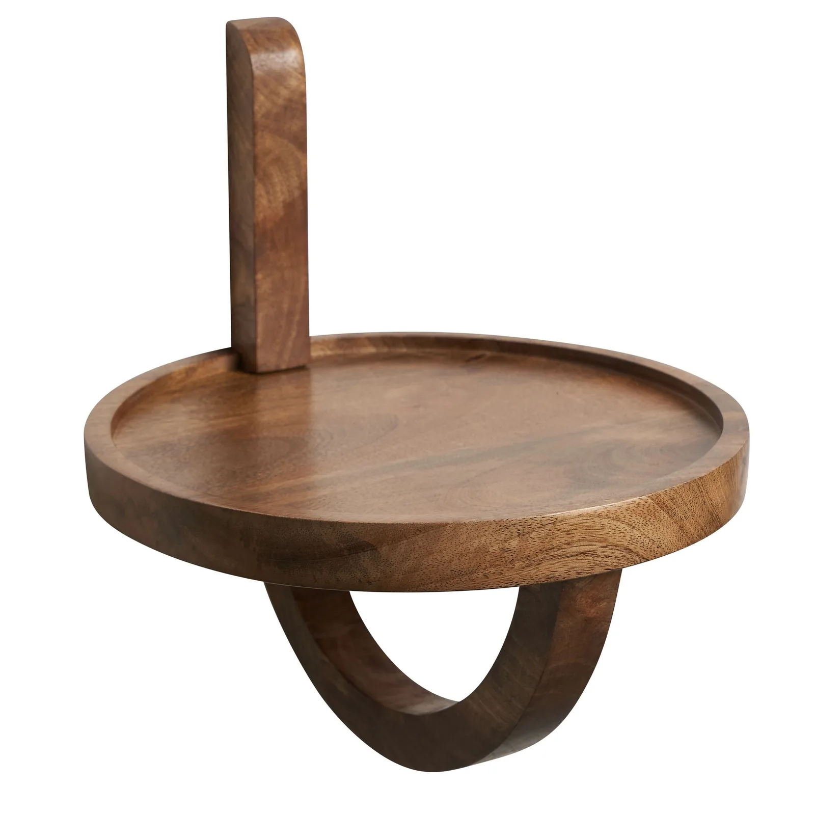 FineBuy Wandregal, Braun – 30 × 33 × 30 cm