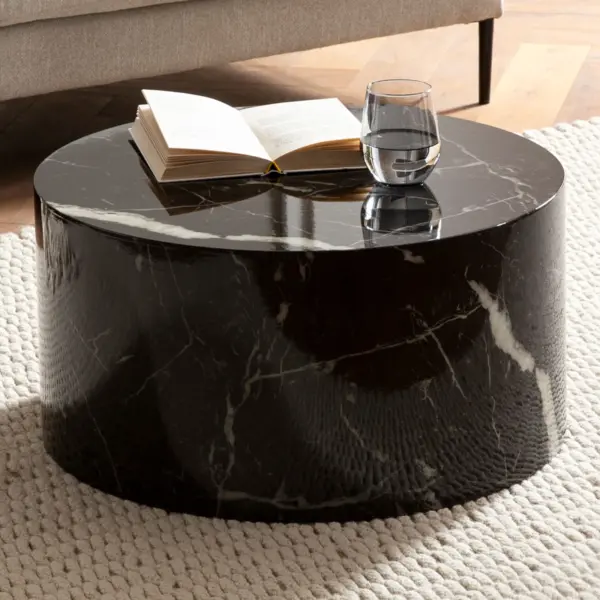FineBuy Couchtisch MONOBLOC, 60 cm – für Wohnzimmer