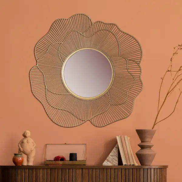 FineBuy Design Wandspiegel rund, 77 cm – für die Wand FineBuy Design Wandspiegel rund, 77 cm – für die Wand