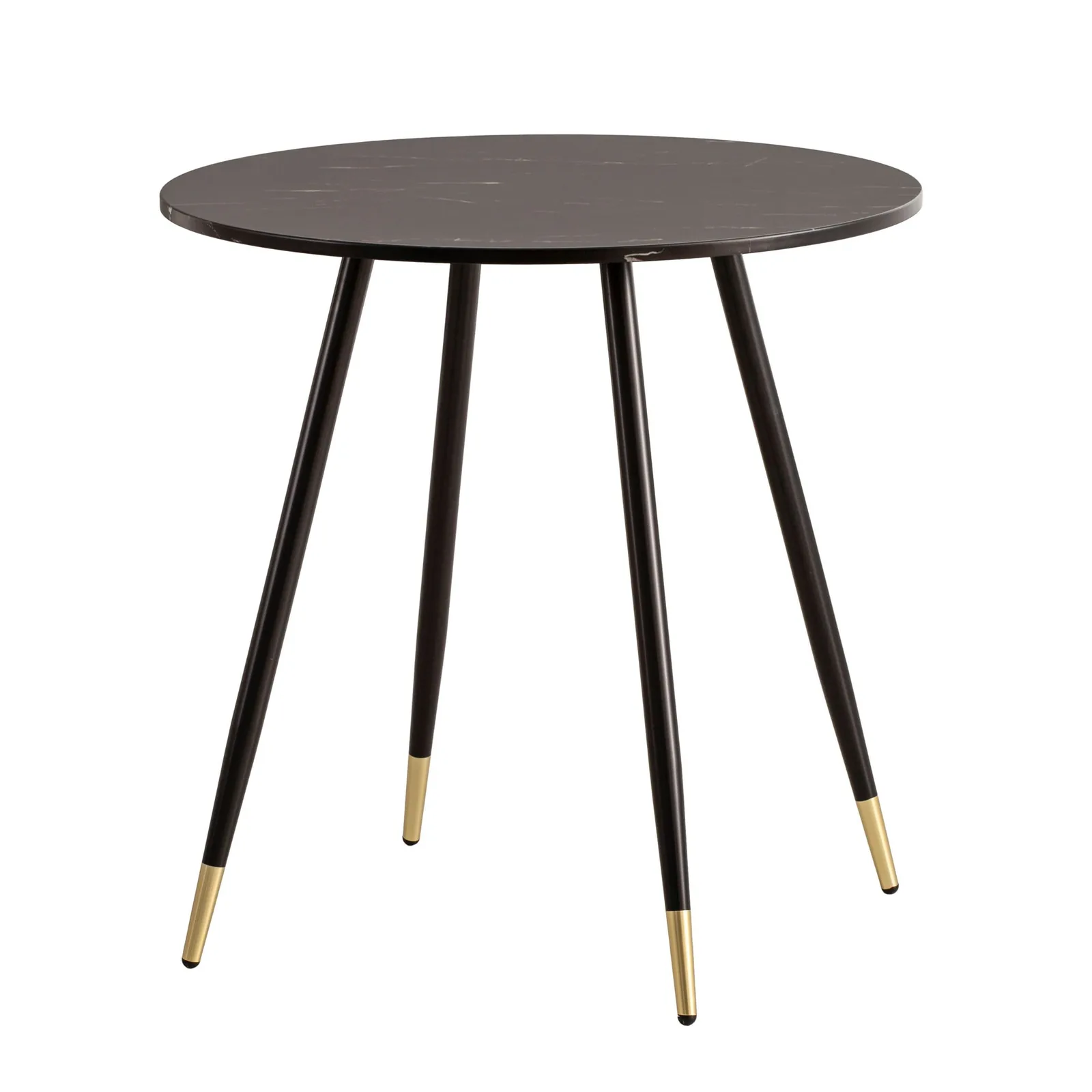 FineBuy Esszimmertisch, Weiß – 75 × 75 × 76 cm