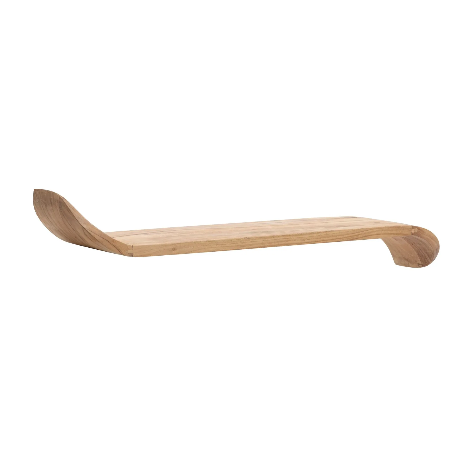 FineBuy Wandregal Mango Massivholz, Braun
