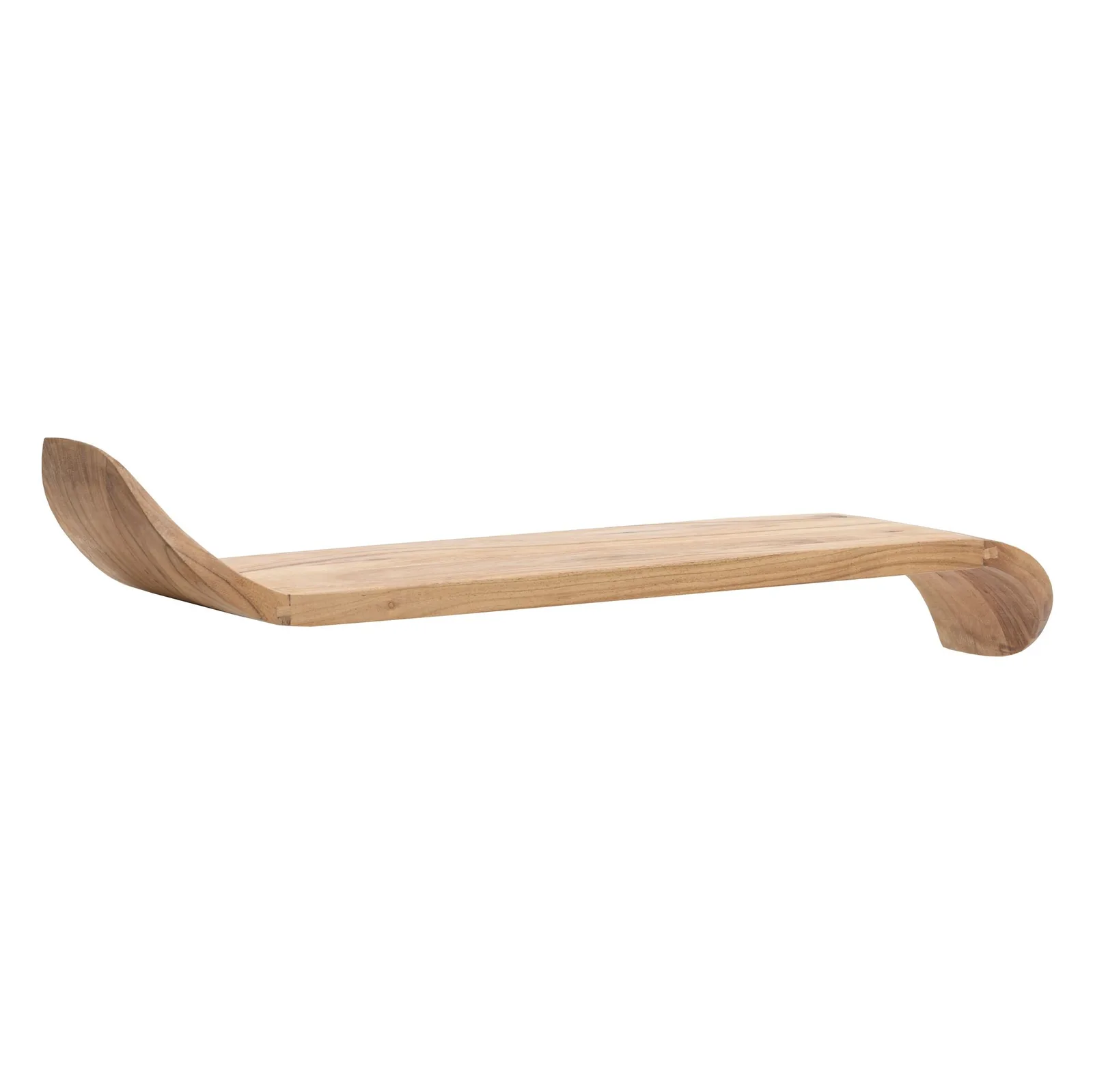 FineBuy Wandregal Mango Massivholz, Braun