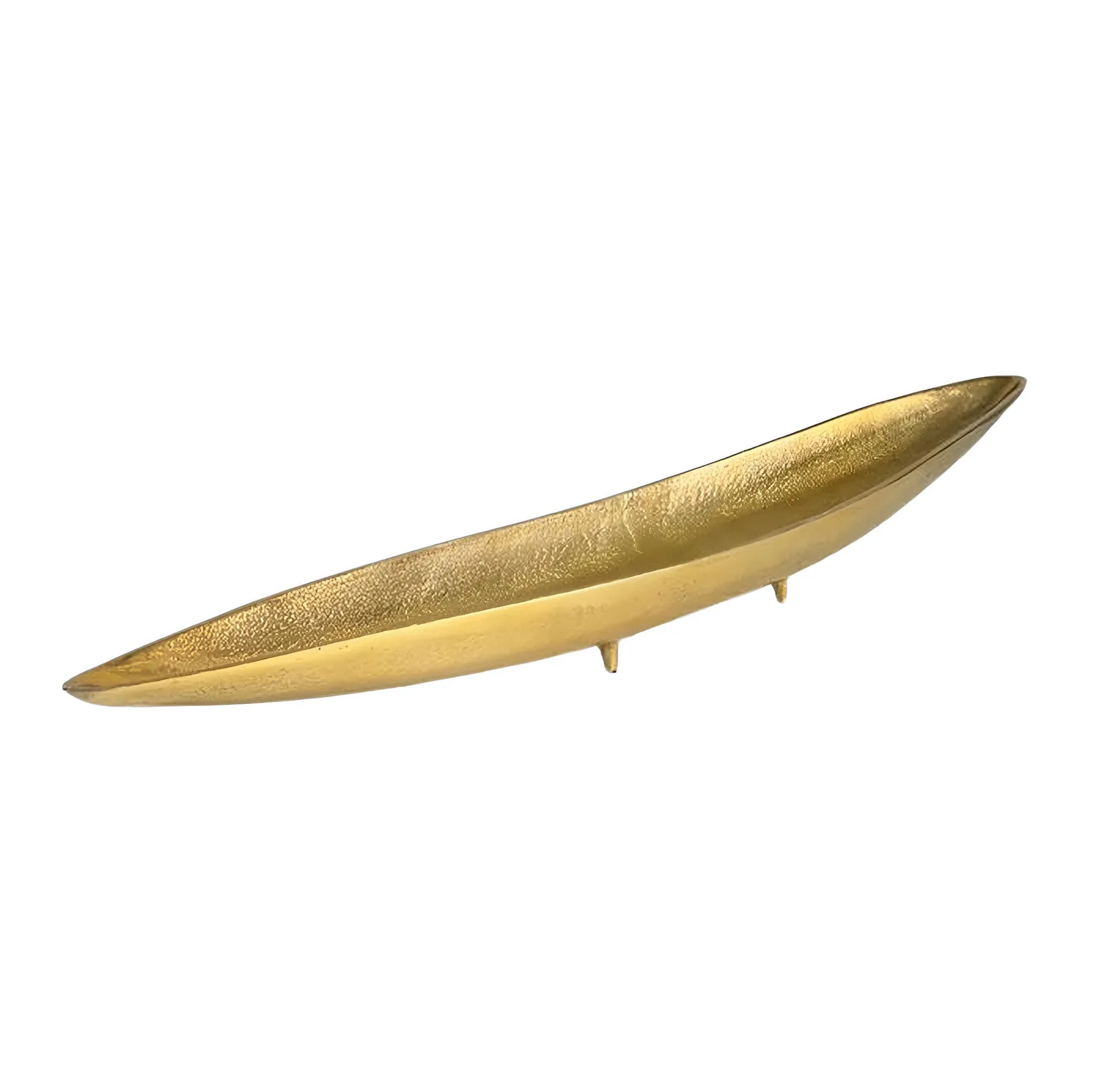 FineBuy Dekoschale Gold Aluminium Schale Design Tischdeko Metall Wohnzimmer
