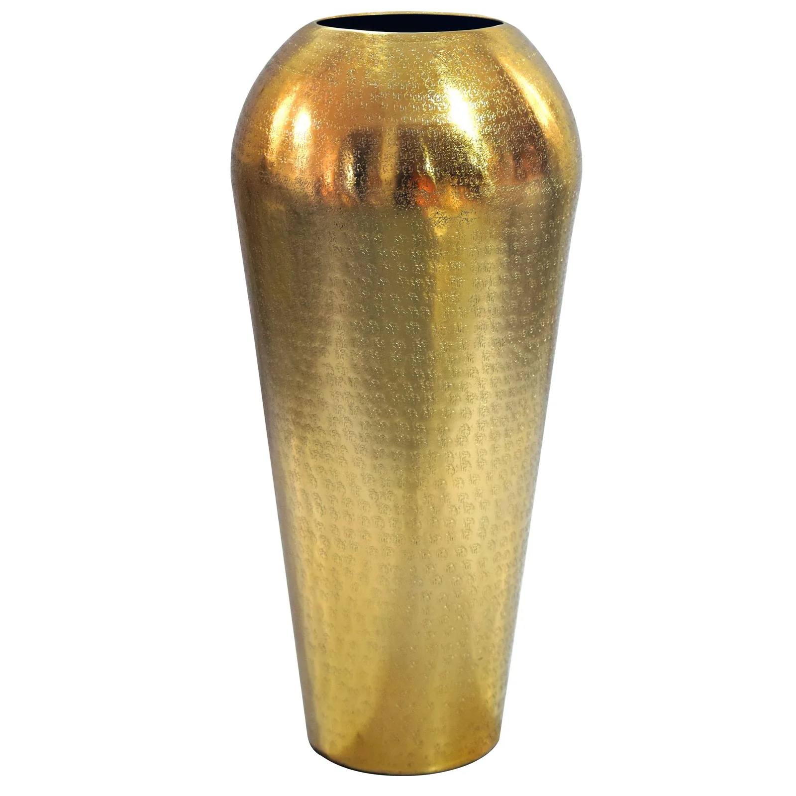 FineBuy Dekovase Aluminium 50cm – für Blumen