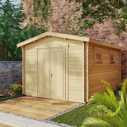 Geräteschuppen “Eva F” 3x4m aus Holz
