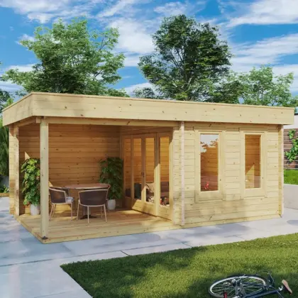 Gartenhaus mit Veranda “Lucas E” 6x3m