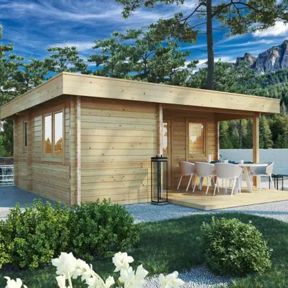Holzhaus-Bausatz “Oscar” 6x5m